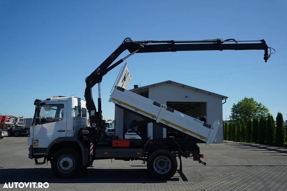 Mercedes-Benz ATEGO 16.24 / 4X4 / BASCULATOR + HDS HIAB 111 BS-2 / TELECOMANDĂ / ROTATOARE / MANUALĂ - 4