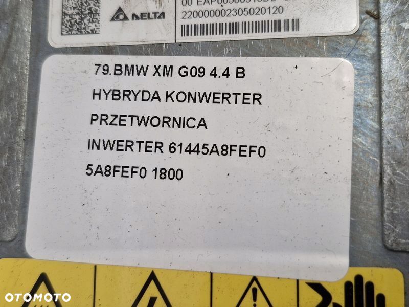 BMW XM G09 4.4 B HYBRYDA KONWERTER PRZETWORNICA INWERTER 61445A8FEF0 - 4