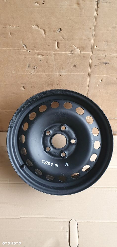 Felgi stalowe koła VW 5x112 6J ET47 16" R16 VW Caddy III 1K0601027C - 1
