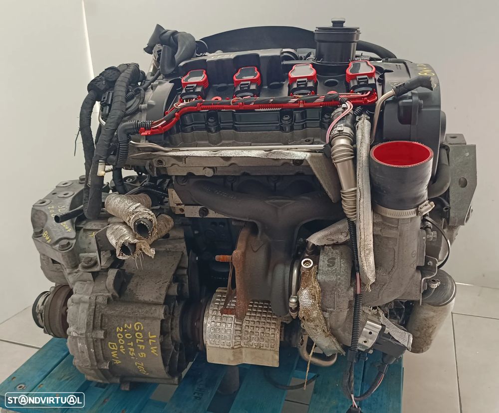 Motor golf V gti 2.0tfsi turbo 200cv BWA caixa 6 velocidades JLW - 9