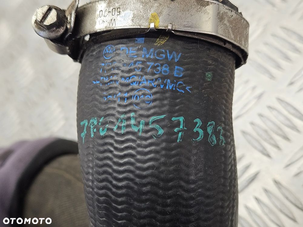 VW TOUAREG 7P 10-18R RURA WAZ TURBO INTERCOOLERA 3.0 7P0145738B 7P0145738 B - 3
