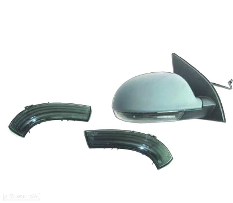 INTERMITENTES ESPELHO LED VOLKSWAGEN VW GOLF JETTA PASSAT 03-10 FUMADOS - 1