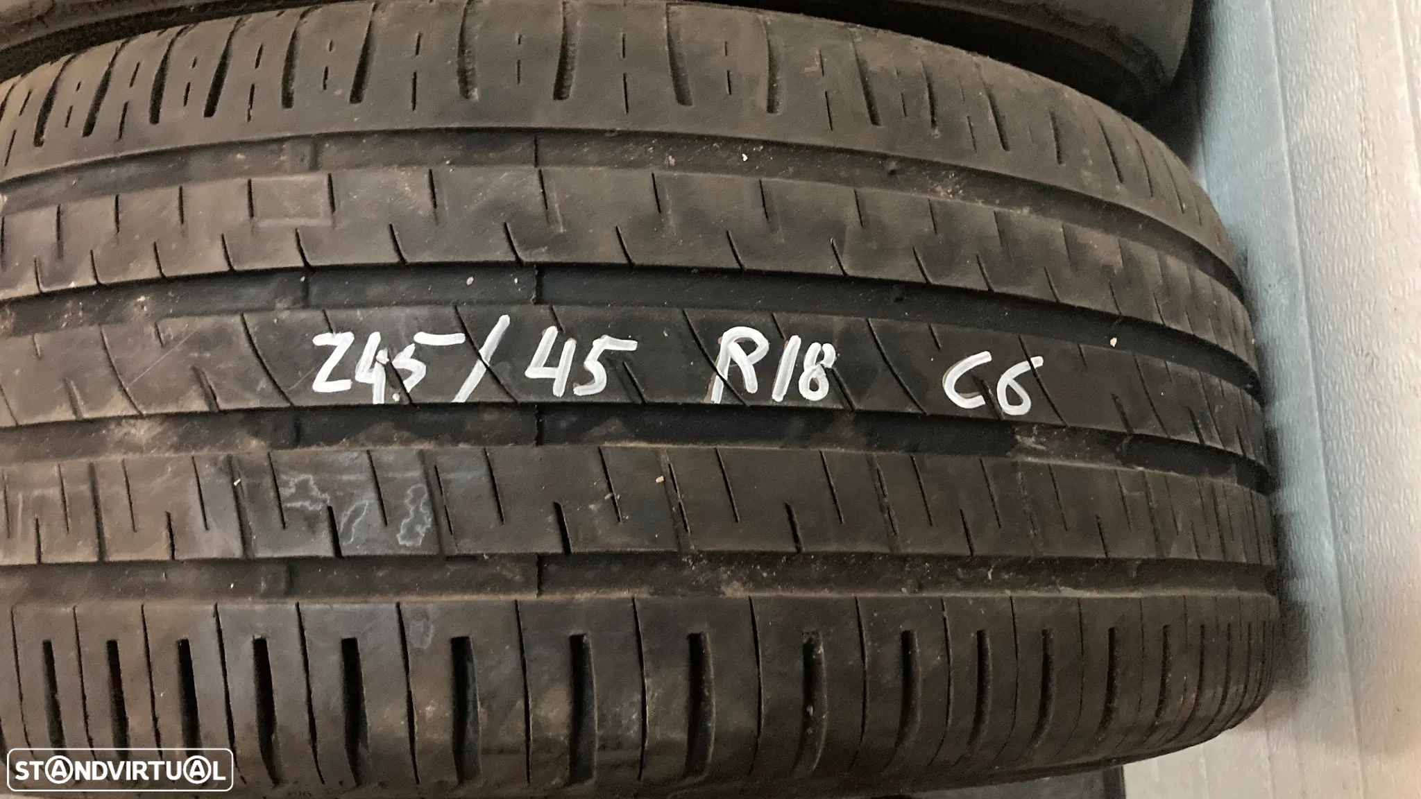 JOGO DE JANTES (4) ORIGINAIS CITROEN COM PNEUS 245/45 R18 - 6