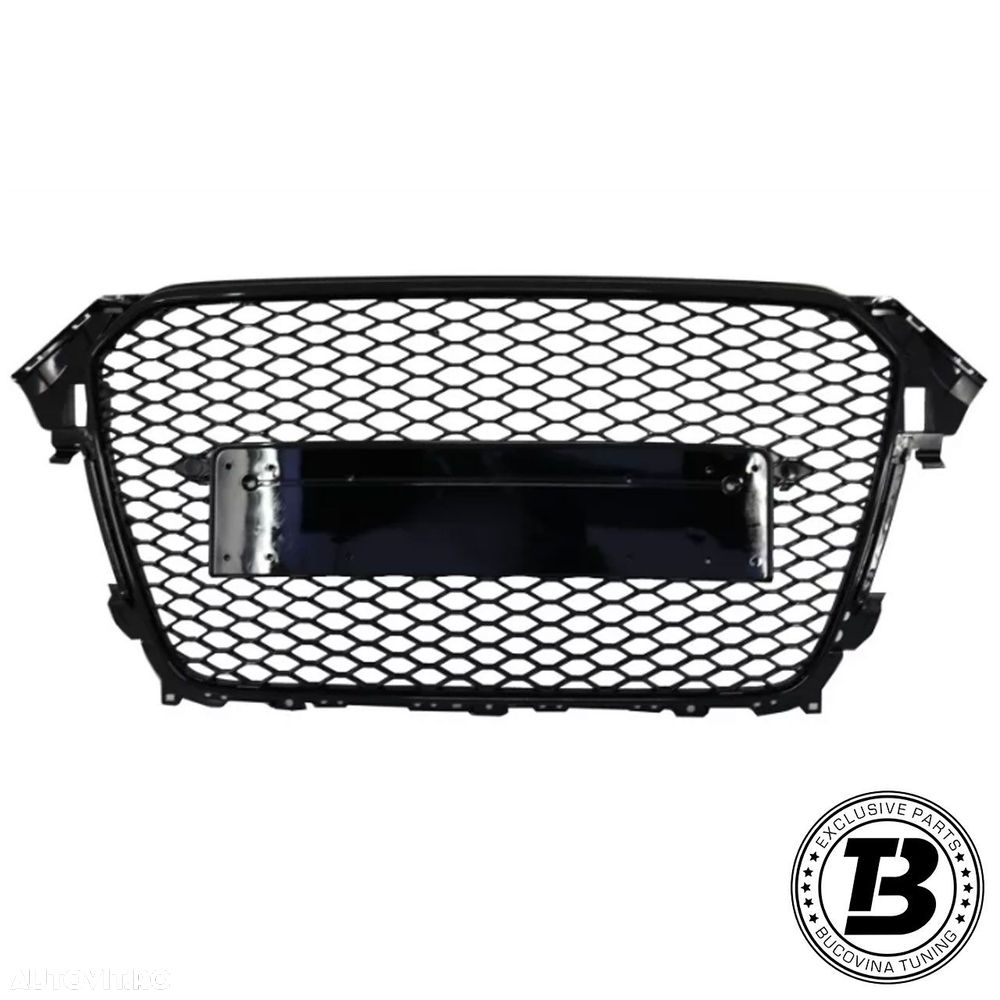 Grila compatibila cu Audi A4 B8 Facelift RS4 Design - 1