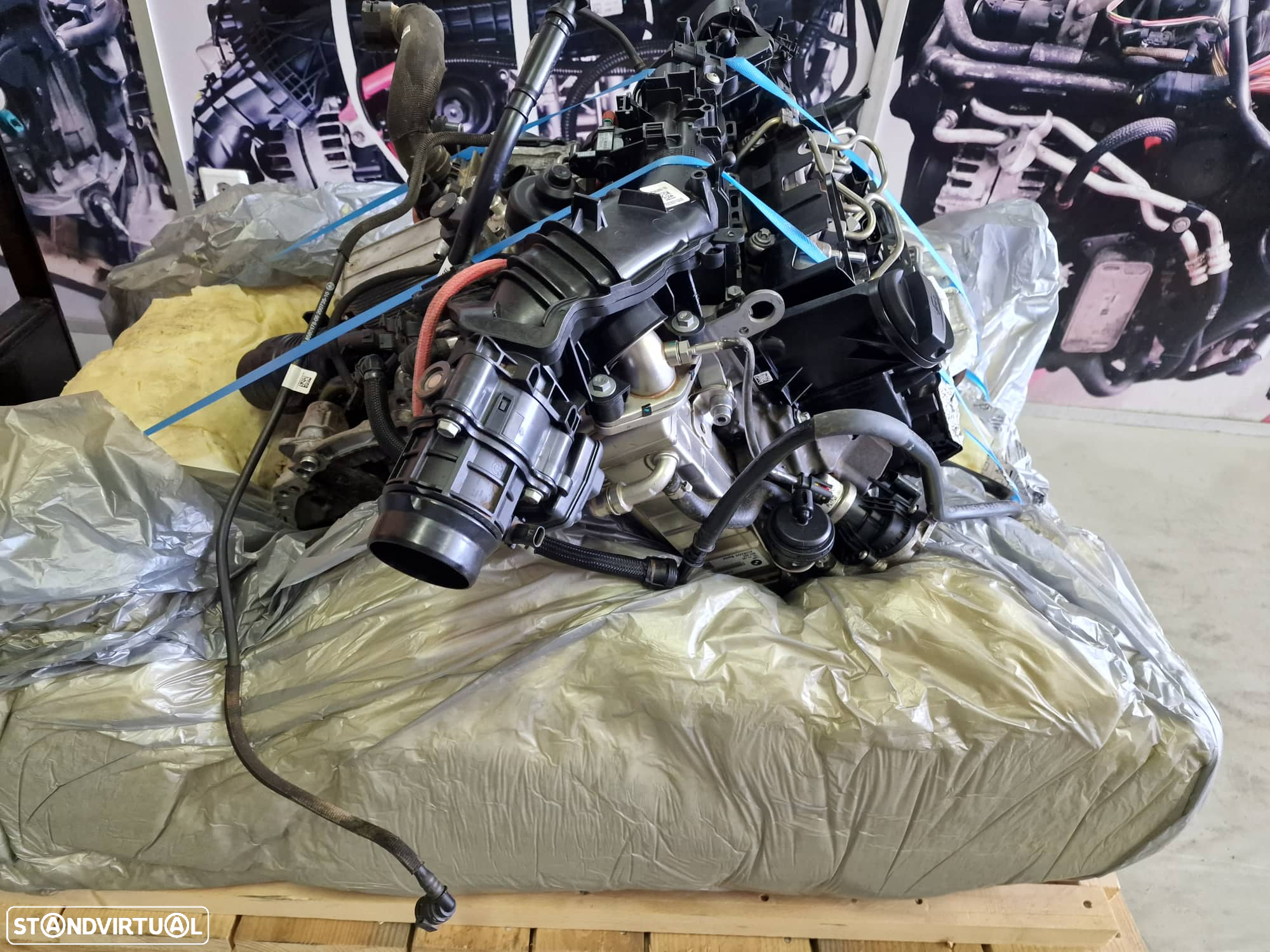 Motor BMW 1.5D F20 216D 2018 de 116cv ref B37C15A - 3