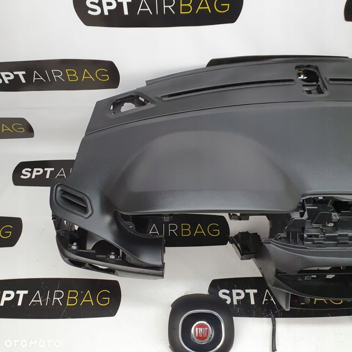 FIAT TIPO DESKA ROZDZIELCZA KONSOLA KOKPIT PULPIT PODUSZKI AIRBAG AIR BAG PASY KIT SET - 2