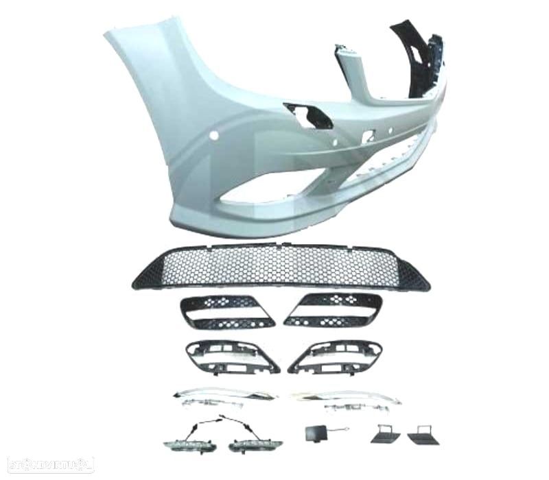 PARÁ-CHOQUES FRONTAL MERCEDES W204 LOOK AMG C63 07-11 - 2