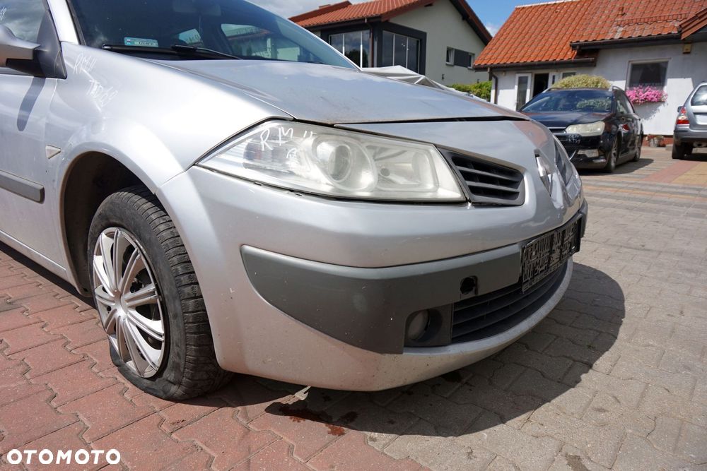 MASKA ZDERZAK BŁOTNIKI LAMPY MEGANE II PH2 LIFT TED69  RENAULT 2006-2008 SREBRNY PRZÓD KOMPLETNY - 18