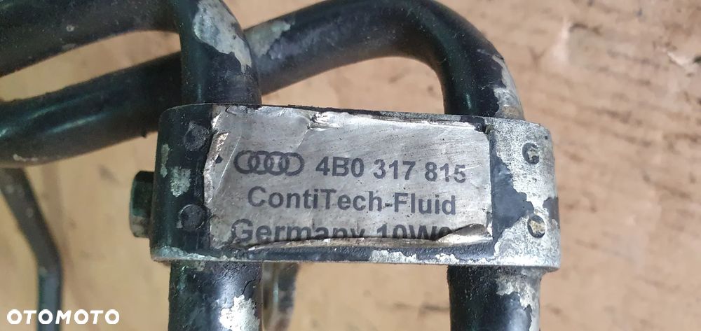 Przewód oleju skrzyni biegów przewody olejowe Audi A6 C5 2.5 TDI 4B0317815 - 12