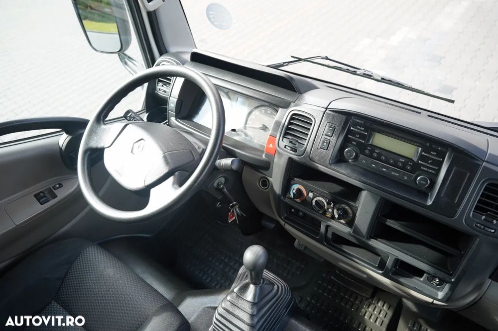 Renault MAXITY DTI 130 / PLATFORMĂ - 4,35 M / MANUALĂ / ROȚI SPATE DUBLE / IMPORT / EURO 6 - 24