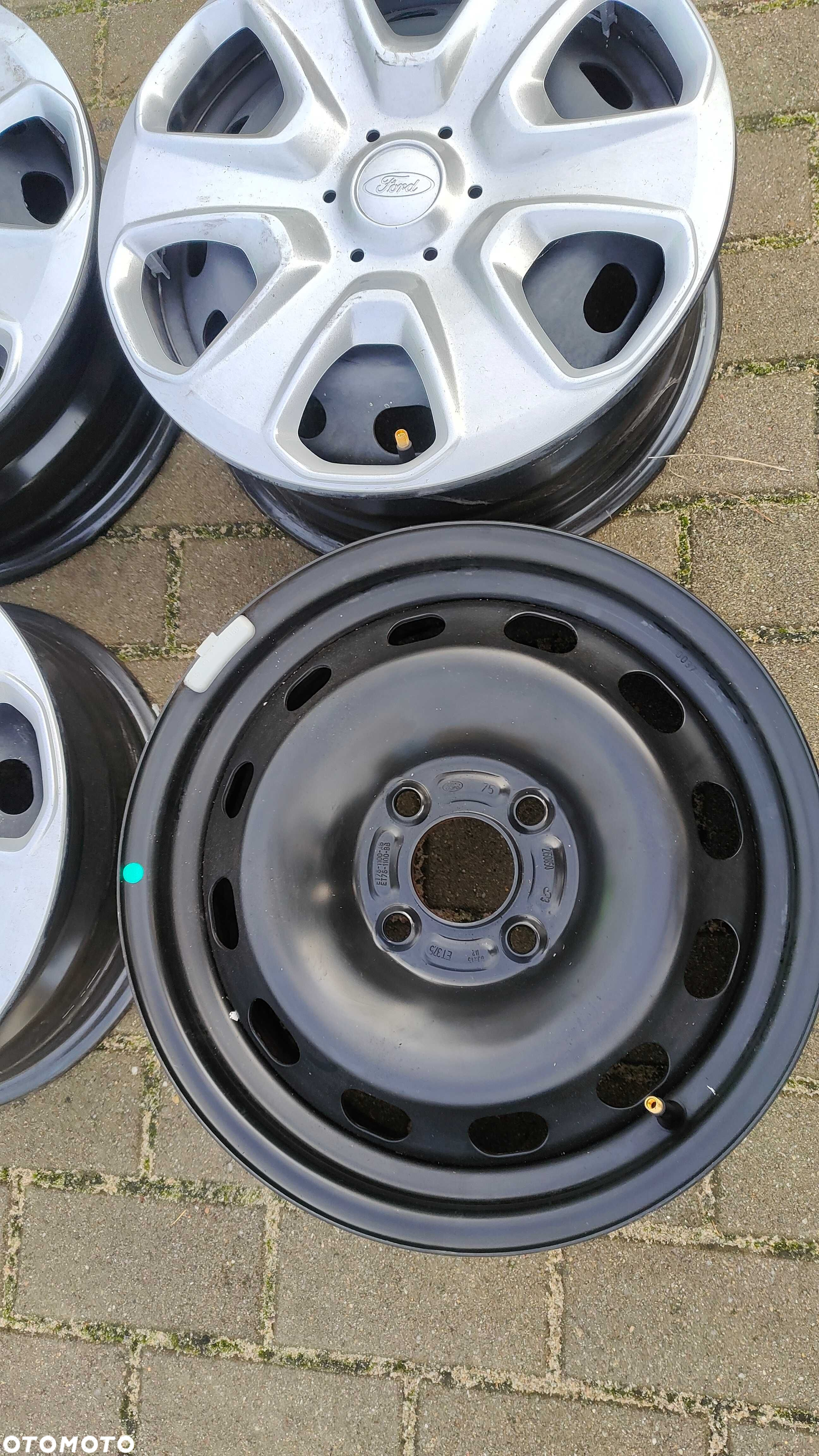 Felgi Stalowe Ford B-MAX 15 4x108 et37,5 Kołpaki - 5
