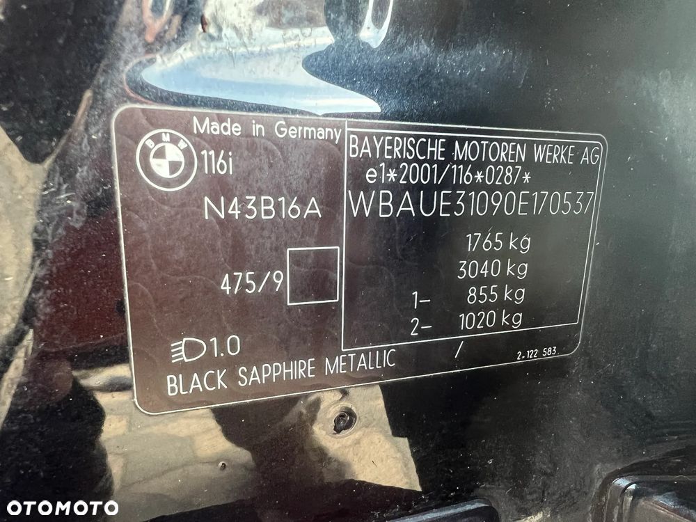 BMW E87 E90 116I 316I SILNIK N43B16A - 3