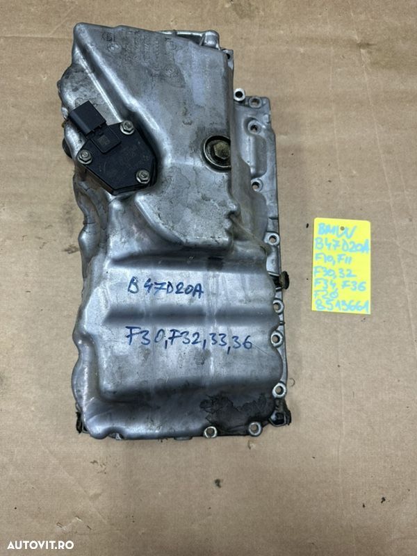 Baie ulei BMW F10, F11 ,F20, F30, F34, F32, F36, 2.0 diesel tip motor B47D20A cod 8513661 - 1