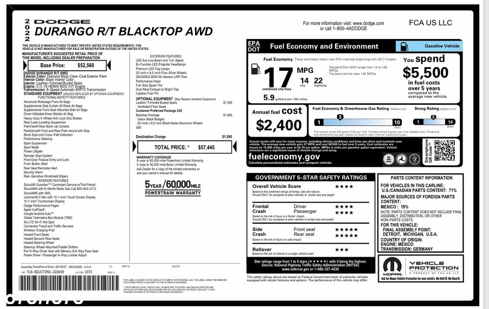 Dodge Durango 5.7 R/T - 23
