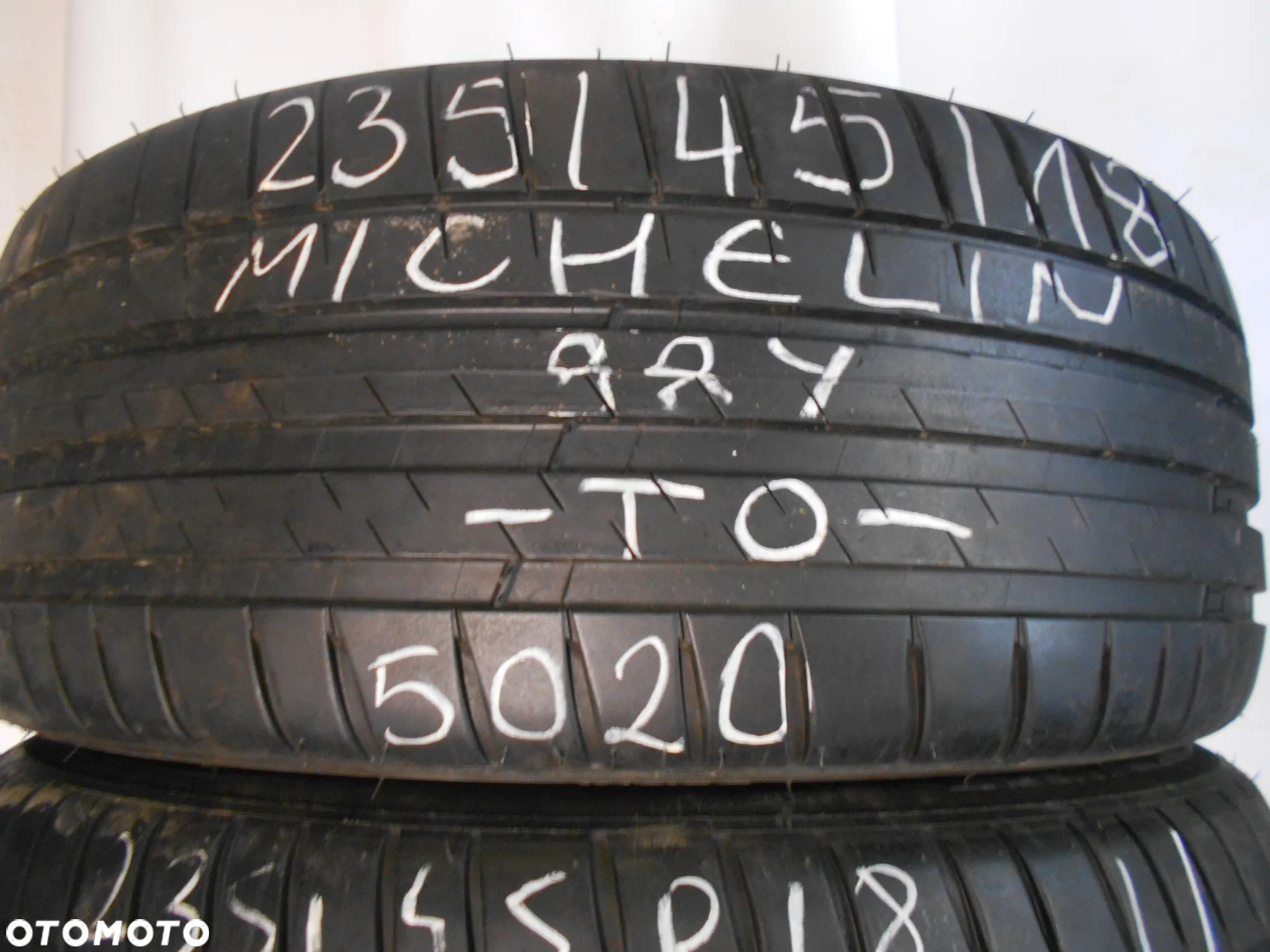 OPONY 235/45R18 MICHELIN PILOT SPORT 4 T0 DOT 5020 7.2MM - 2