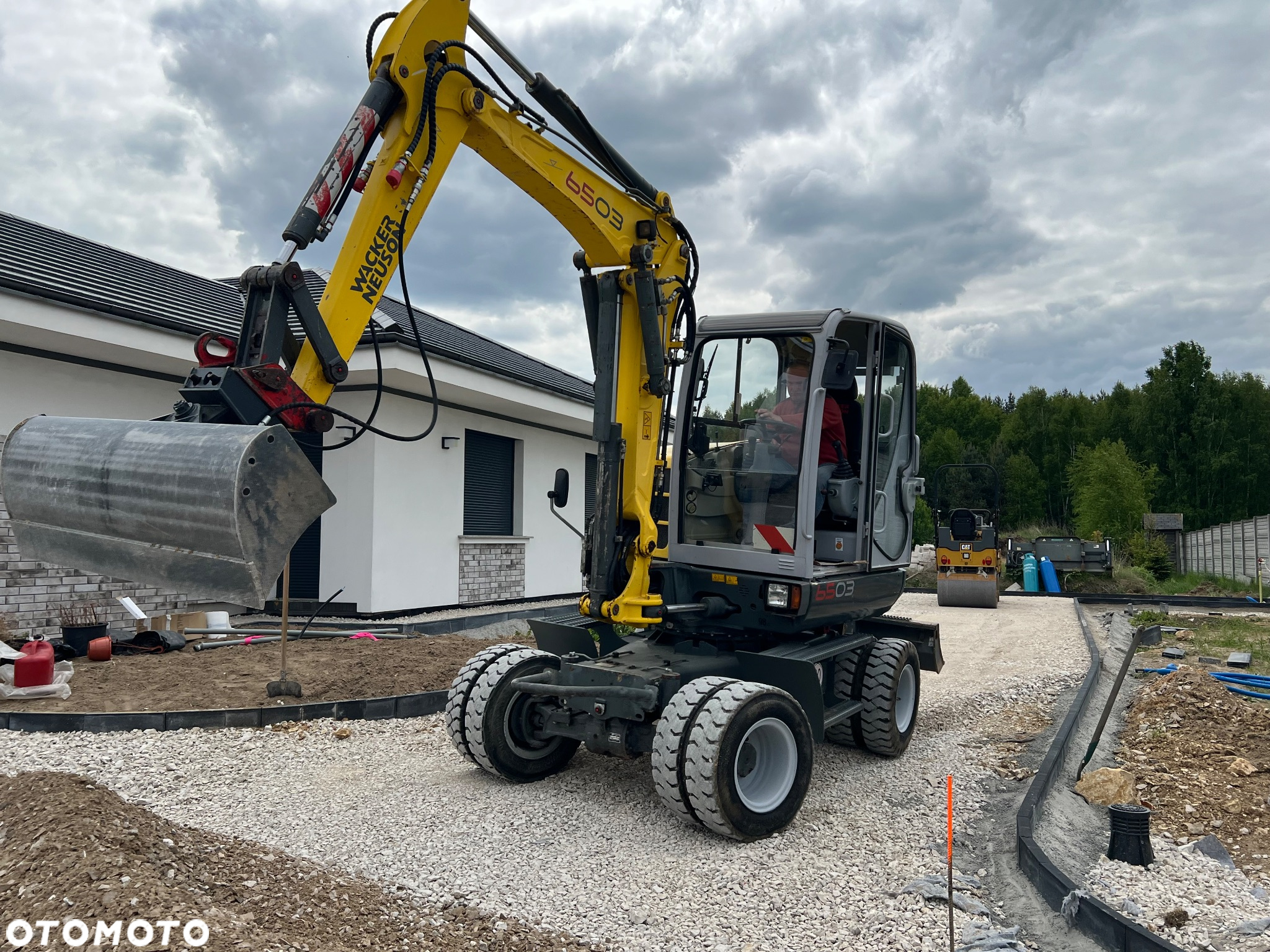 Wacker Neuson Mini KOPARKA KOŁOWA WACKER NEUSON 6503 WD 5,8t Długie ramie 3xłamane Dodatkowa hydraulika SZYBKA SKRĘTNA 2x łyżki Wiertnica skarpowa hydrauliczna Yanmar 2009r 3060mth - 25