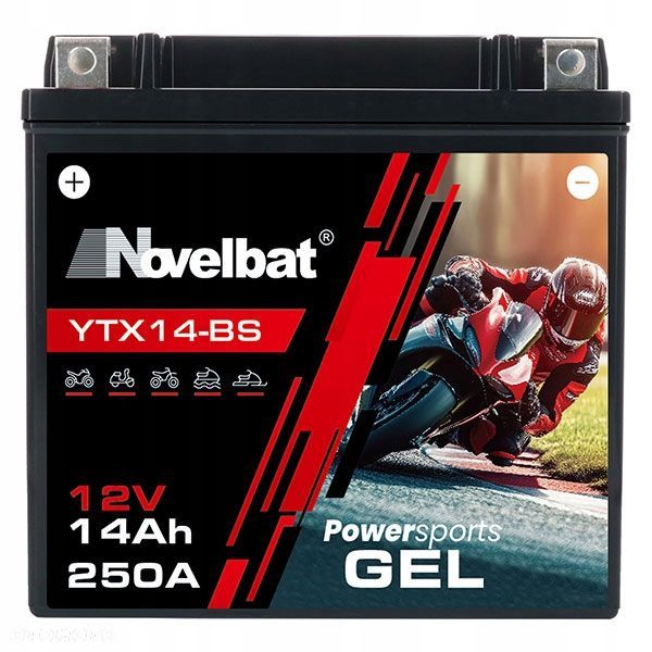 Akumulator Novelbat GEL-YTX14-BS 14Ah 250A L - 3