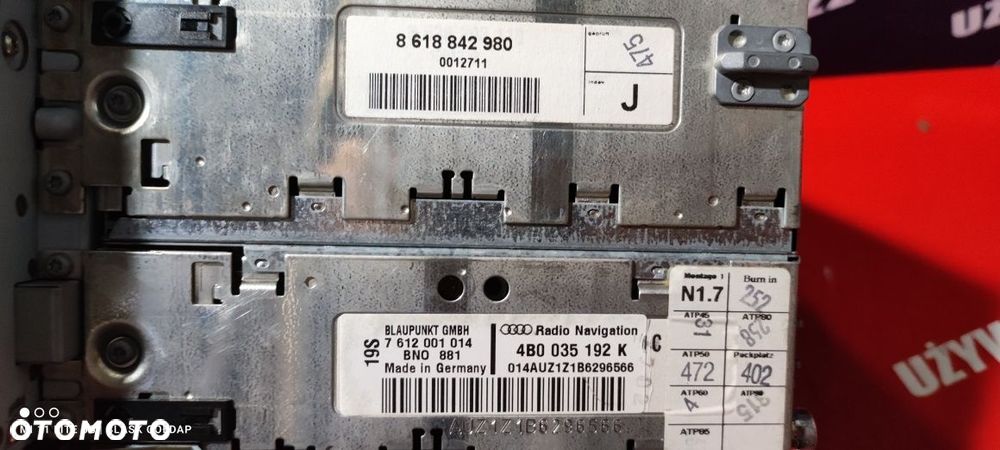 Radio 2 DIN NAVIGATION PLUS Audi A6 C5 S6 Lift Części Blask Gołdap - 5