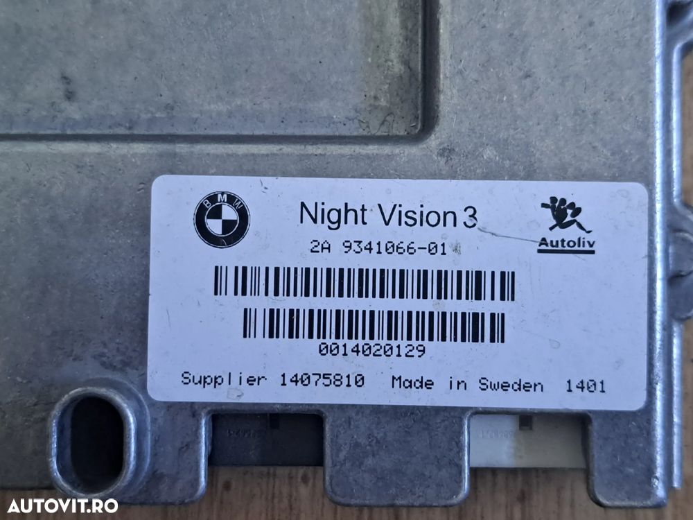 Unitate control ECU Modul Camera Vedere  Nocturna Night Vision original BMW F07 G30 F06 G32 F01 G11 G14 F91 F15 F16 - 2