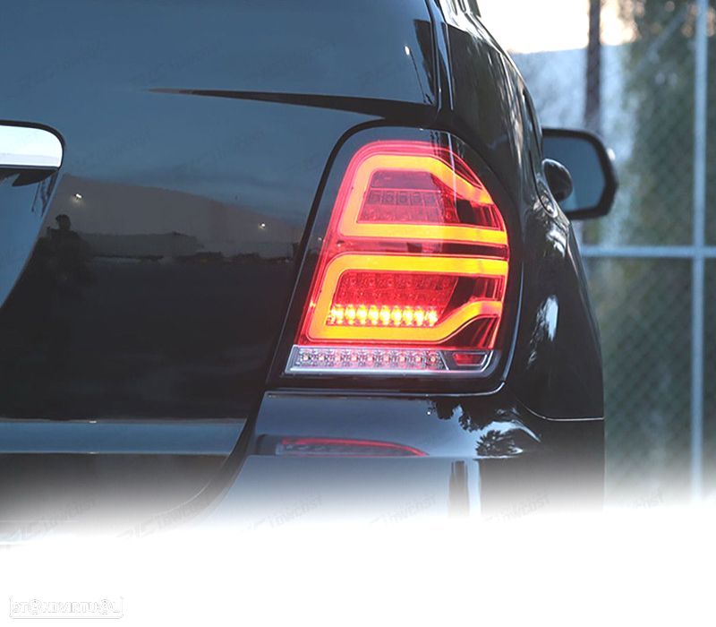 FAROLINS MERCEDES W164 05-08 LED BAR VERMELHO CLARO - 2