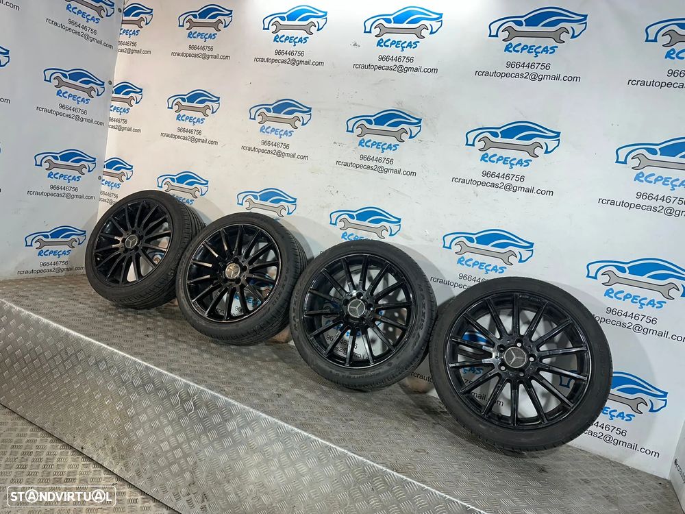 .Conjunto Jantes 18 Originais AMG Mercedes Benz 5x112 7.5J ET52 A 176 601 02 00 - 4