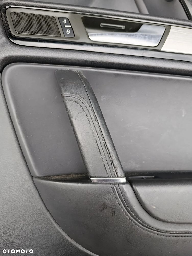 VW TOUAREG II 2 7P FOTELE SIEDZENIA BOCZKI KOMPLET GRZANE PÓŁSKÓRA EUROPA - 18