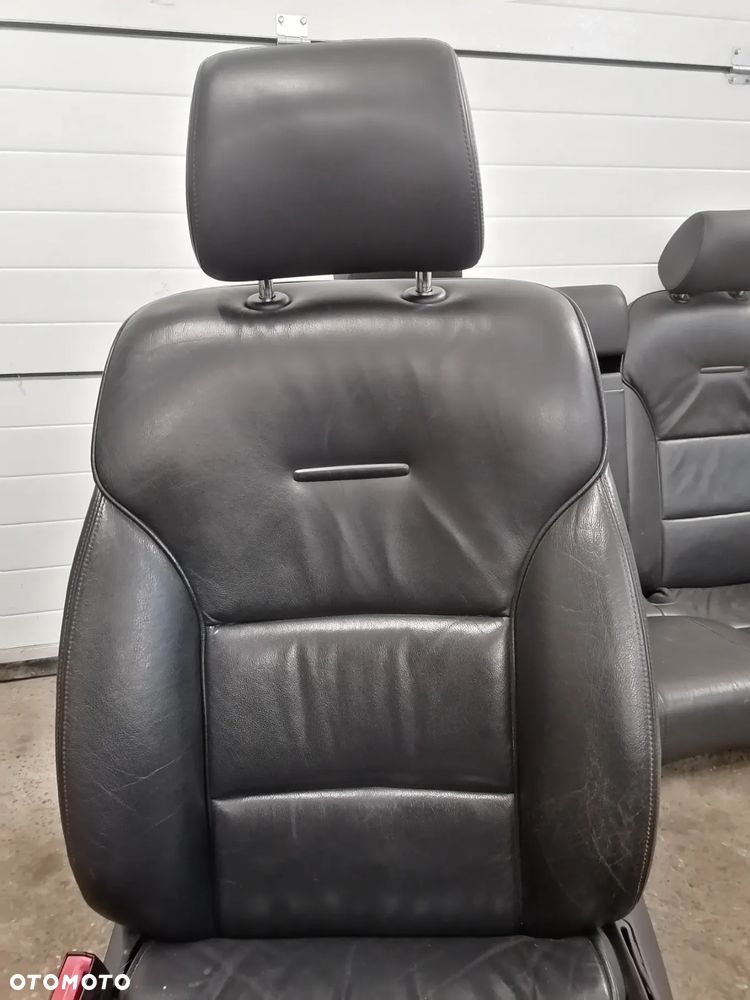 Fotele Kanapa Boczki Skóra Skórzany Czarna Audi A8 D3 EU Na Elementy - 12