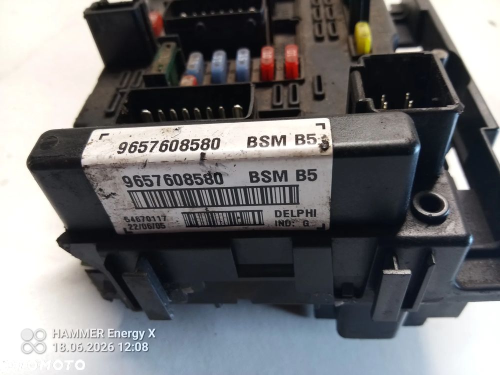 Moduł sterownik BSM PEUGEOT 307 9657608580 - 2