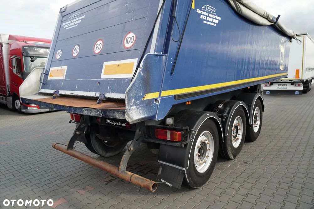 Wielton WYWROTKA / 24 M3 /  ALUMINIOWA / OŚ PODNOSZONA / OSIE SAF / PO KONTRAKCIE SERWISOWYM - 13