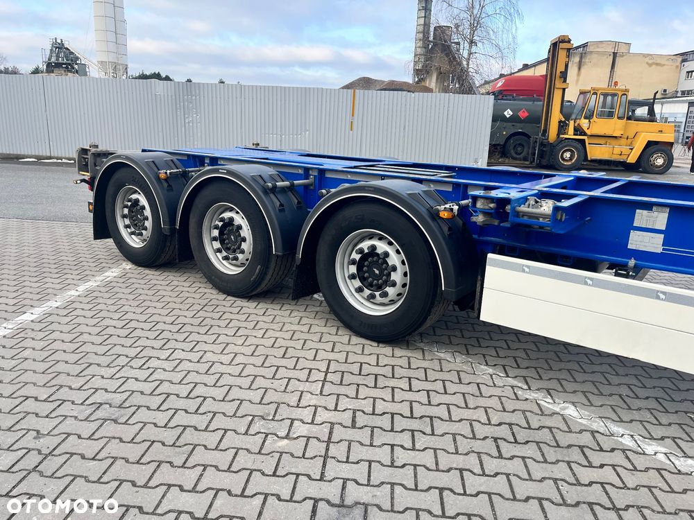 Schmitz Cargobull SCB / Podkontenerowa / pod kontenerowa / 20" 2x20" 40" / super stan / opony 70% / 2 osie podnoszone / mało używana - 16