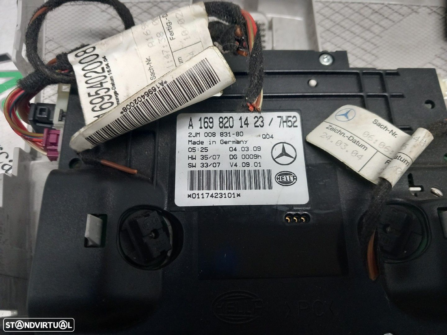 Plafonier / Botão Luz Tecto Mercedes-Benz A-Class (W169) - 3