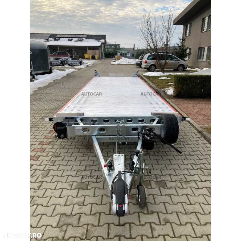 Wiola L35G65P Trailer transport auto cu sistem de franare basculabile cu trei axe ALU - 10