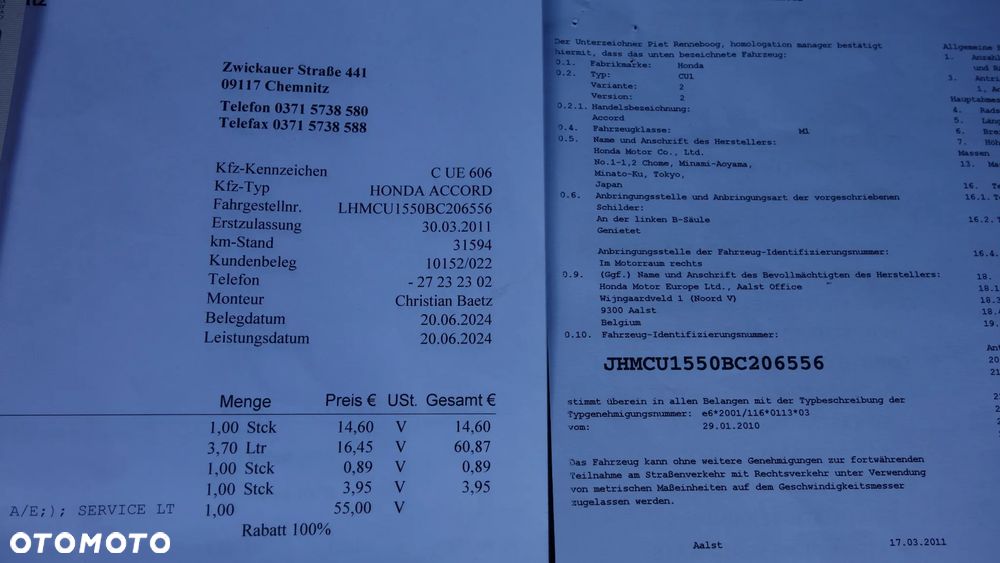 Honda Accord 2.0 Elegance 50 Jahre Edition - 38