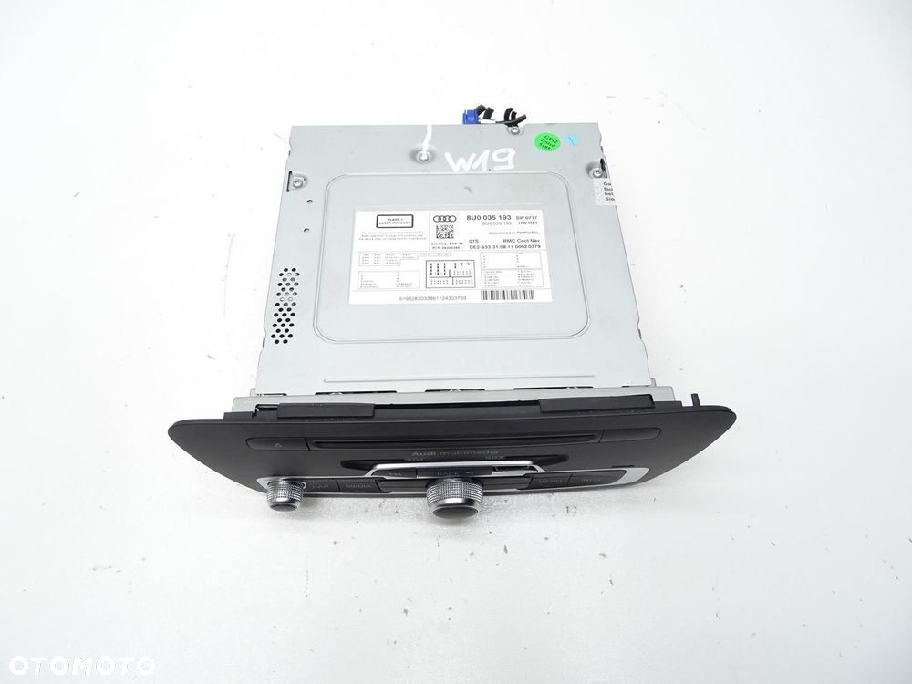 RADIO NAWIGACJA CZYTNIK MMI PANEL 8U0035193 AUDI Q3 8U - 4