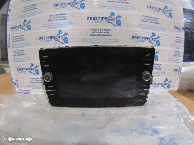 Radios 5G6919605A VW POLO 6  2018 1.0I 75CV 5P CINZA ORIGINAL ABT STD 2 VW POLO 6 AW FASE 1 2019 1.0 80CV 5P CINZA - 1