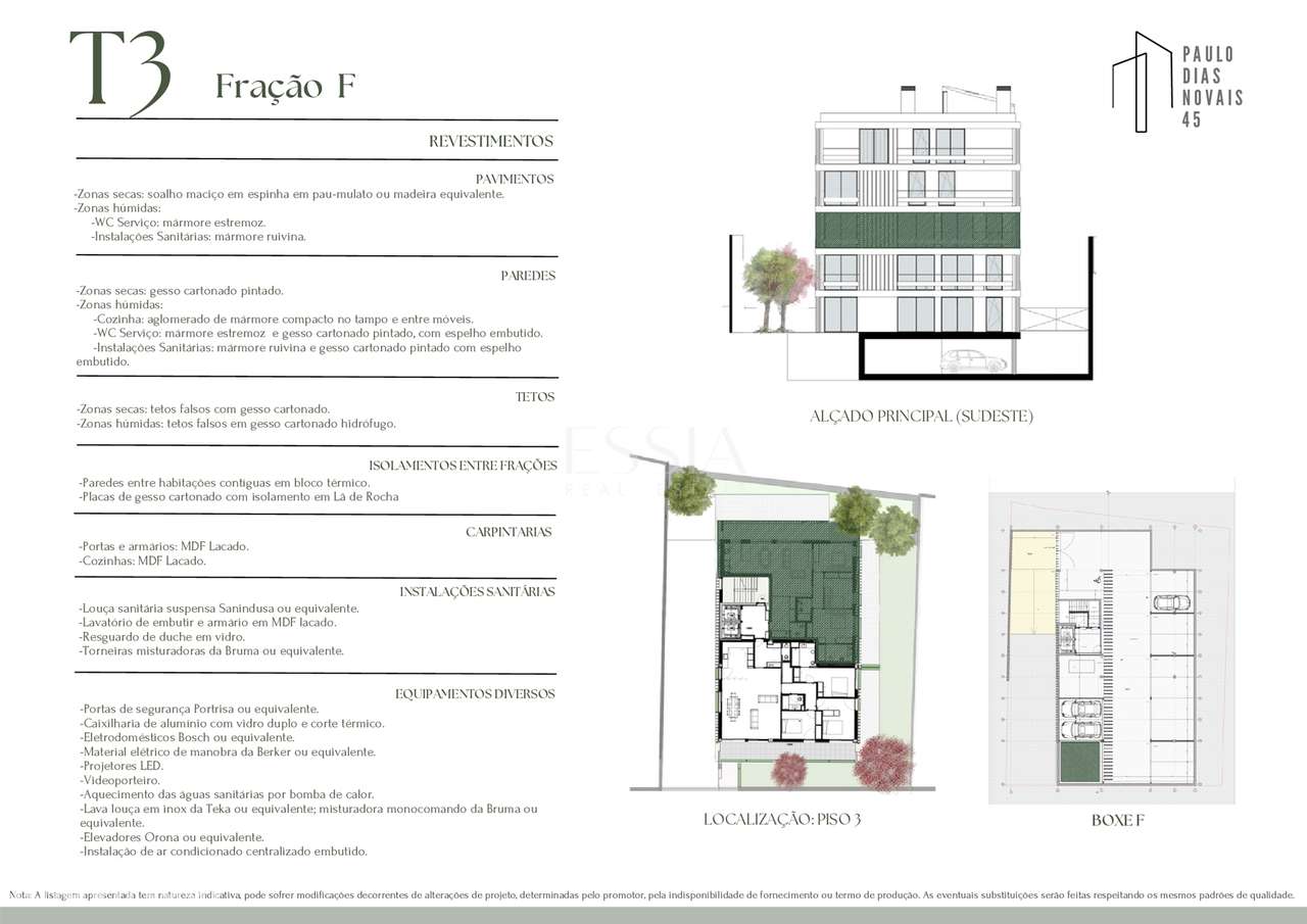 Apartamento T3 novo com varanda próximo Av. da Boavista no Porto - Grande imagem: 4/8