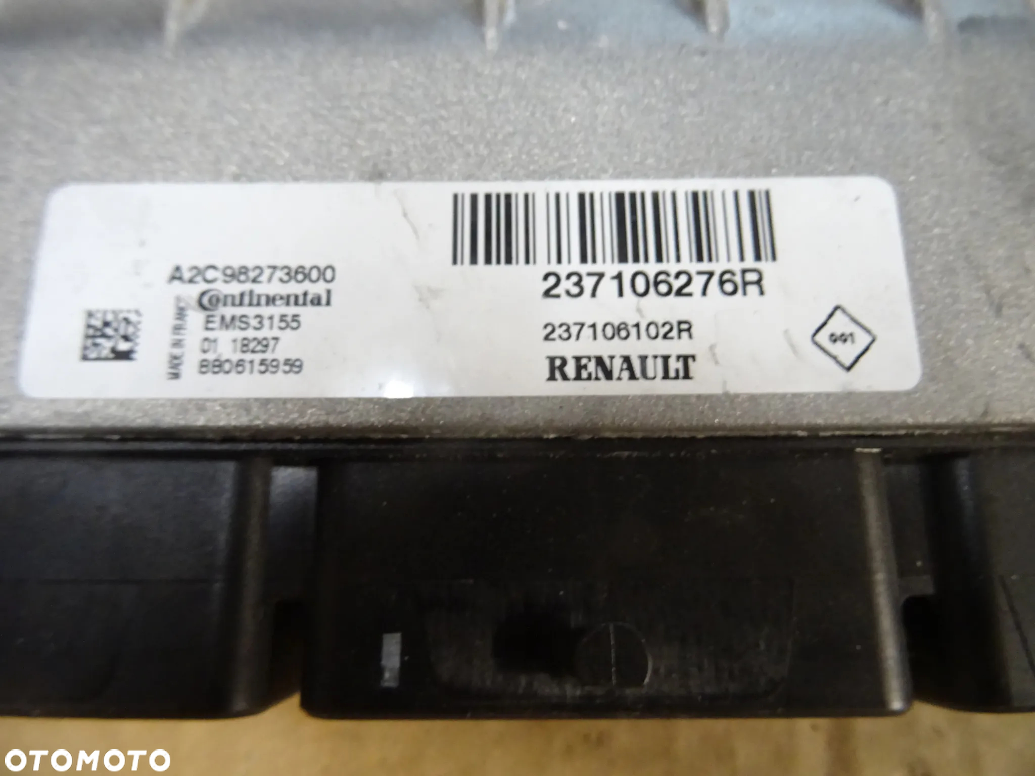 DACIA LODGY DOKKER duster 1,2 TCE  RENAULT STEROWNIK SILNIKA 237106276R 237106102R ROZNE CZESCI PYTAC - 2