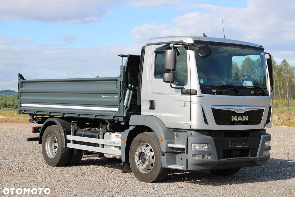 MAN TGM 18.290 Nowy 3-stronny Wywrot Kiper Wywrotka Duża ładowność 10700 kg Blokada Atego Antos Arocs Axor TGS TGX - 12