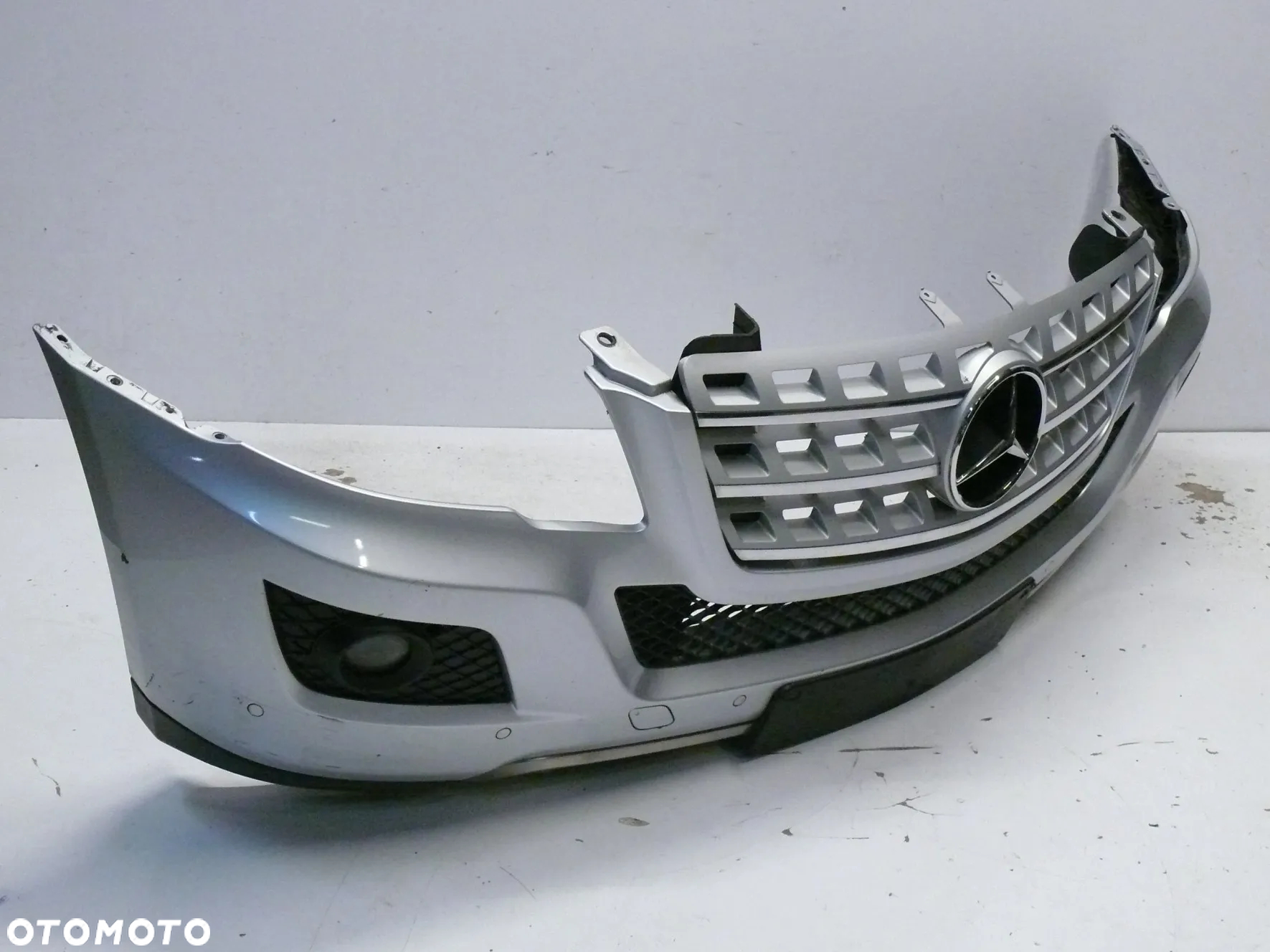 ZDERZAK PRZEDNI MERCEDES ML W164 2008 2011 LIFT PDC GRILL - 3