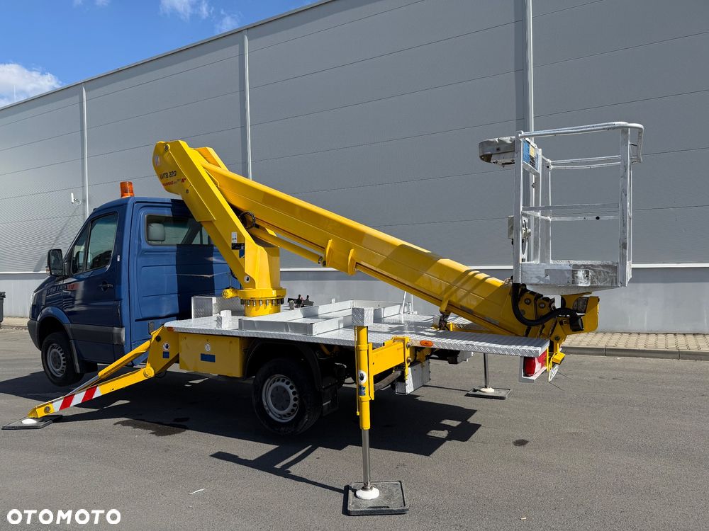 Mercedes-Benz Podnośnik Koszowy Wumag WTB 220 22 metry 14 w Bok Pilot UDT Palfinger zwyżka jak Gsr Ruthmann Multitel - 15