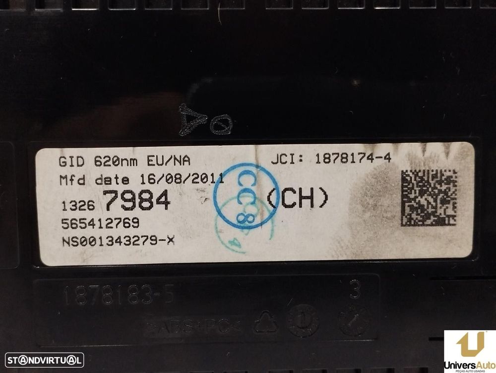 ECRÃ MULTIFUNÇÕES OPEL ASTRA J SPORTS TOURER 2011 -13267984 - 1