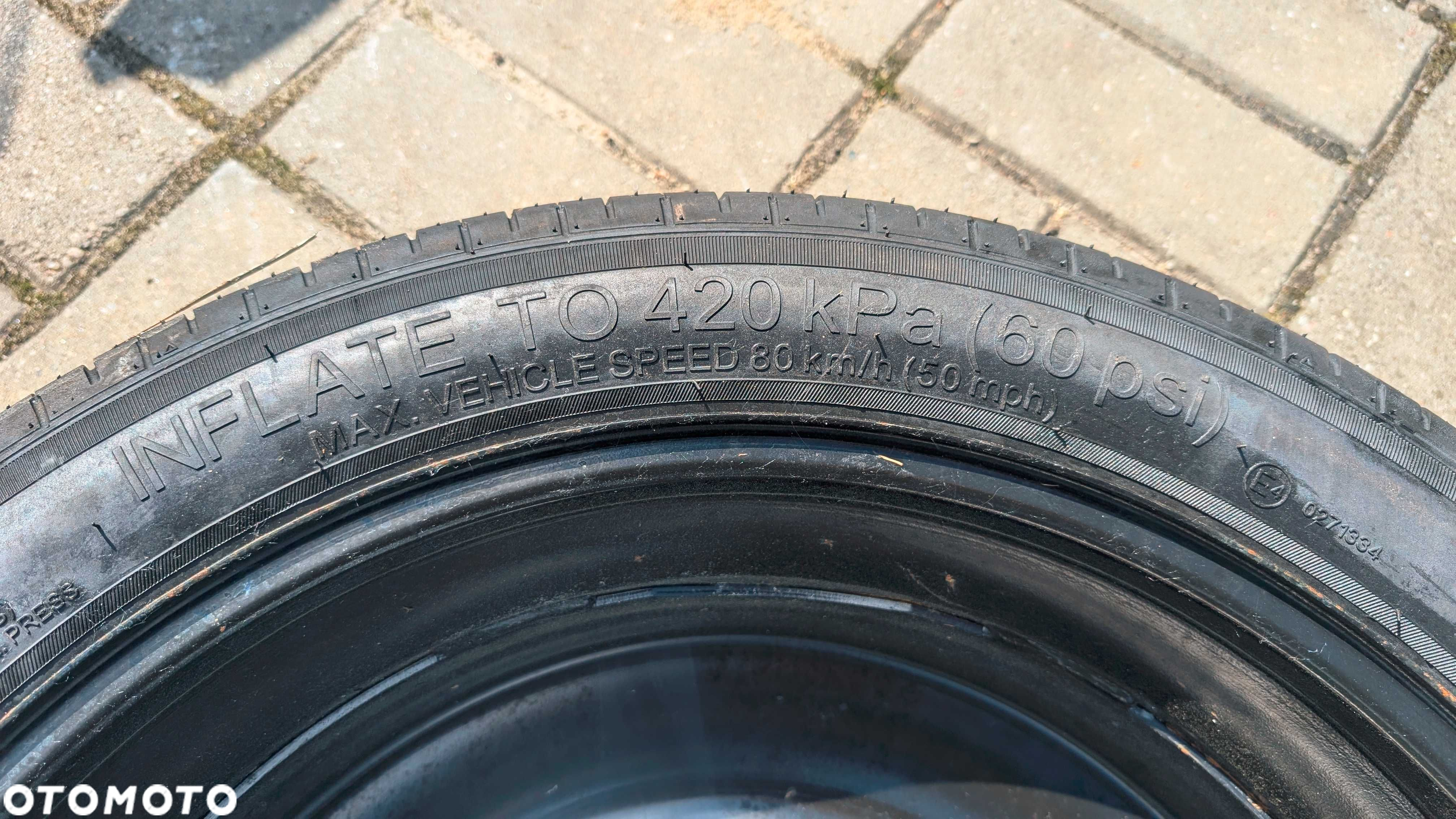 Volvo XC60 XC90 S90 V90 S60 V60 koło zapasowe dojazdówka 125/80 R18 - 6