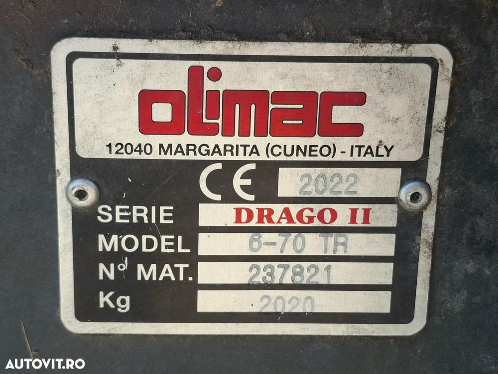 Olimac DRAGO 2 S6-70 TR HEDER PORUMB 6 RANDURI - 7