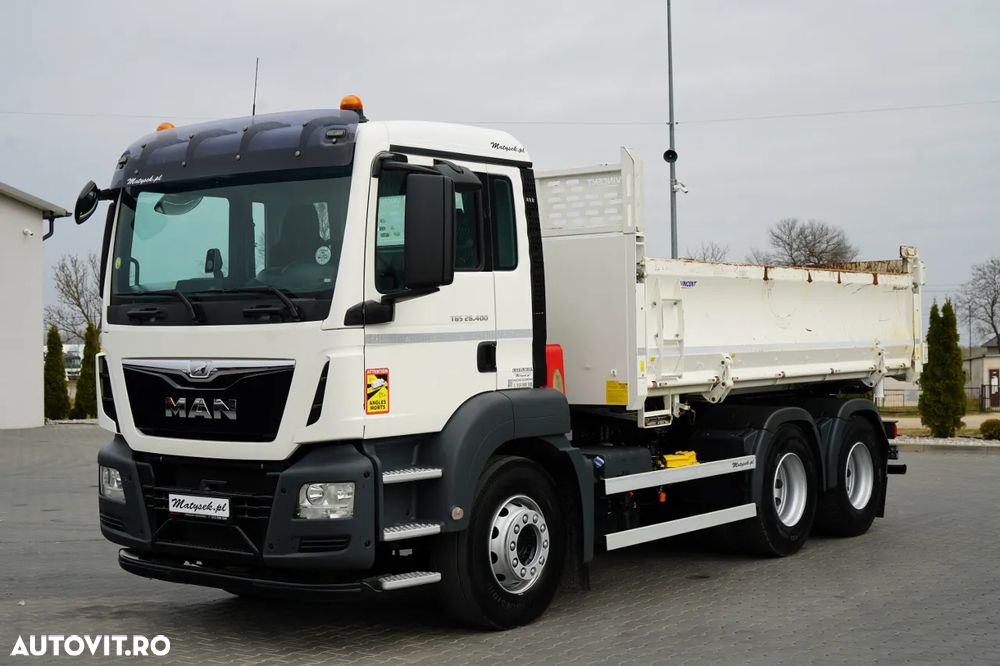 MAN TGS 26.400 / 6X4 / BASCULATOR DUBLĂ / HYDRODOLTA / AUTOMAT / EURO 6 - 12