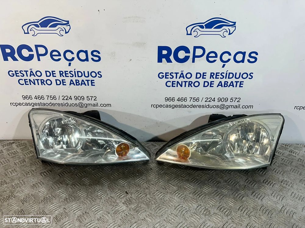 .Oticas Farol Frente Frontal Esquerda Direita Original Ford Focus I 1 Mk1 2M51-13W029-AD 2M51-13W030-AE 1998 a 2005 - 9