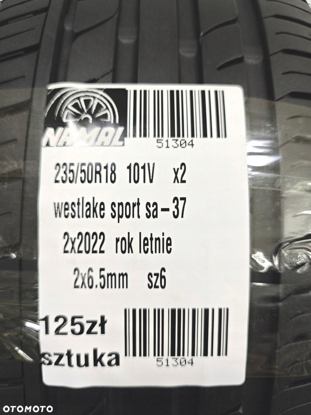 235/50r18 westlake opony letnie 2022r 6,5mm 51304 - 9
