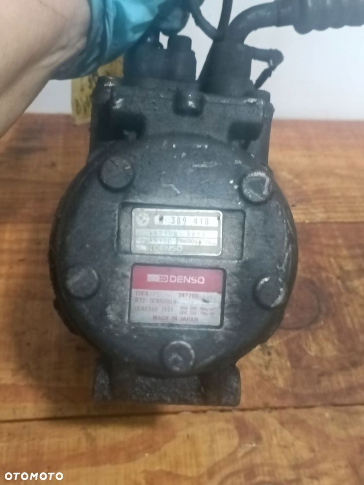 BMW E34 88-96 r. 2,5 TD sprężarka kompresor klimatyzacji DENSO 147100-5690 * - 5