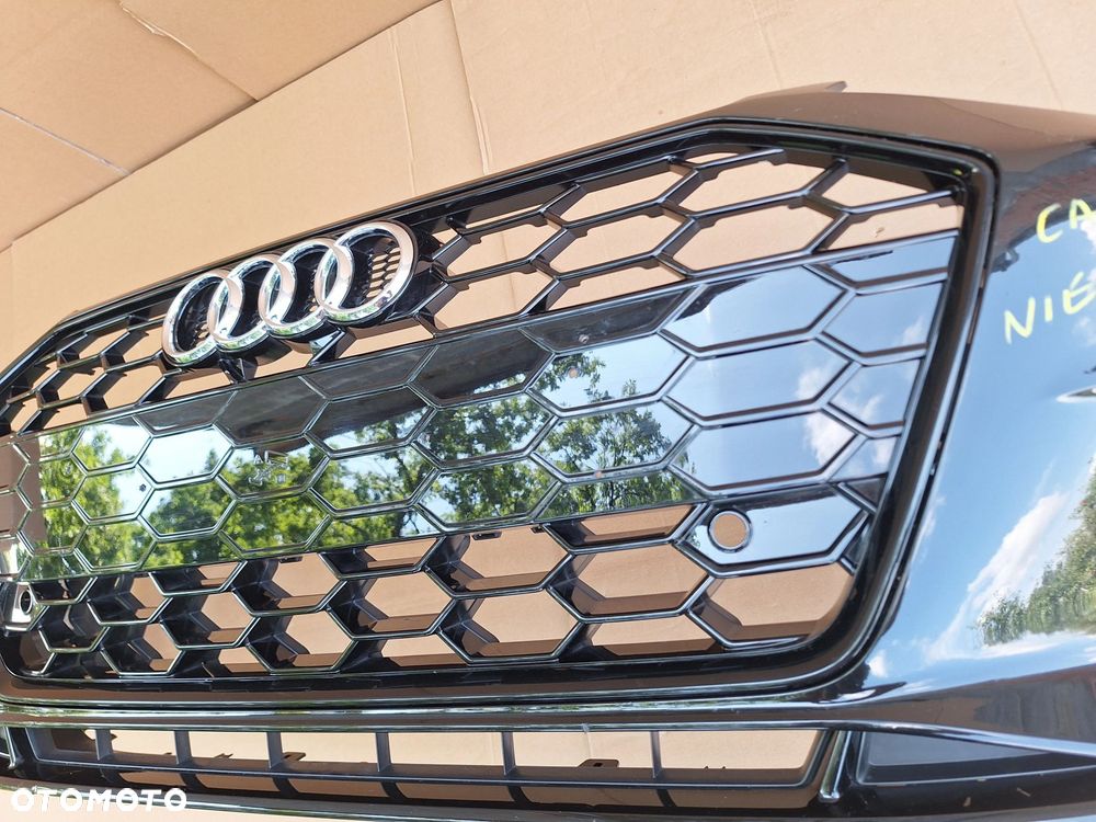 AUDI A4 B9 S4 S-LINE LIFT 20-24 BLACK 8W0 CAŁY NIE KLEJONY! SUPER STAN KOLOR: Mythosschwarz LY9T ZDERZAK PRZÓD PRZEDNI O - 5