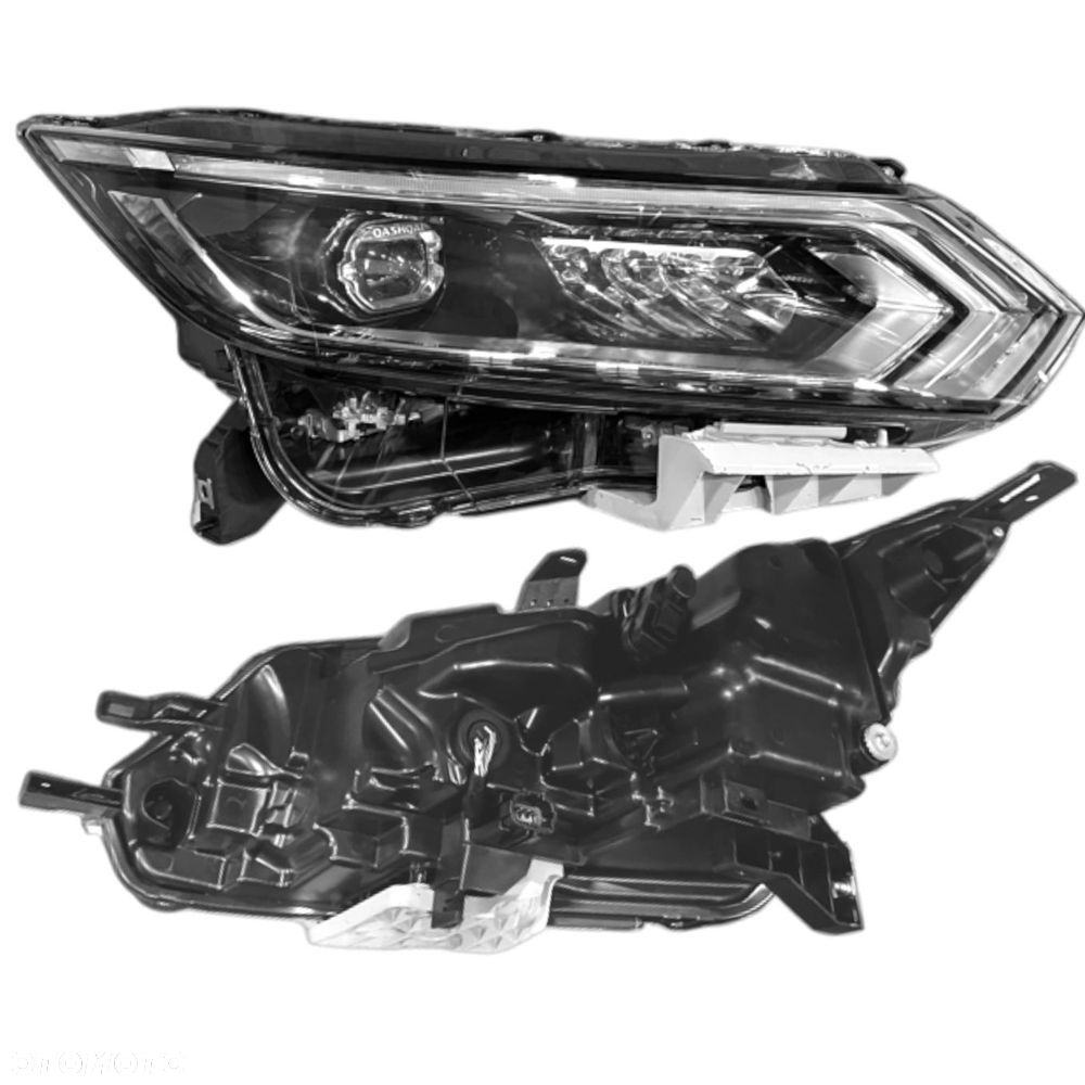 REFLEKTOR LAMPA PRZEDNIA LEWA PRAWA NISSAN QASHQAI 2 J11 2017-2021 KOMPLET - 7