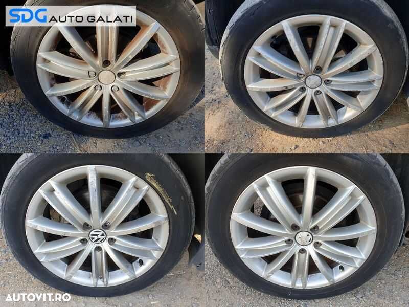 Set 4 Jante Roti Aliaj FARA Anvelope 235 50 18 R18 5x112 VW Passat B7 2010 - 2015 Cod sdgb17 - 1